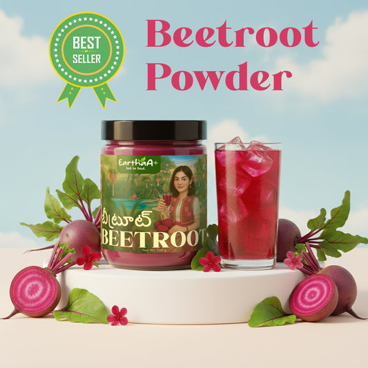 Earthaa+ Beetroot Powder, 250g | Sweet and Earthy | Natural Superfood | Additive Free