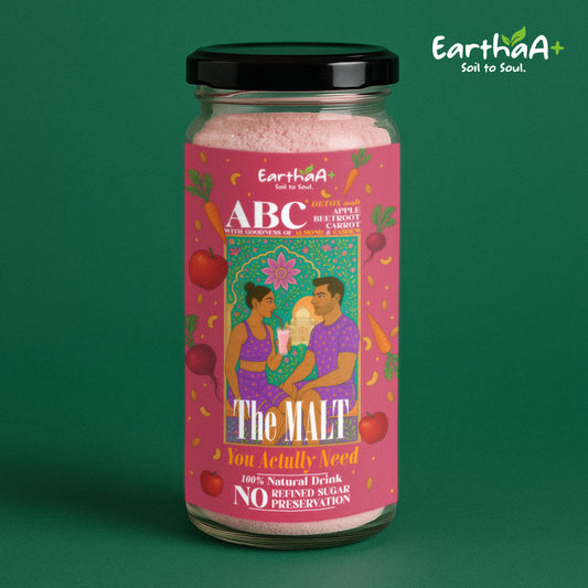 Natural ABC latte Milk Mix (Apple+Beetroot+Carrot) For Skin Glow